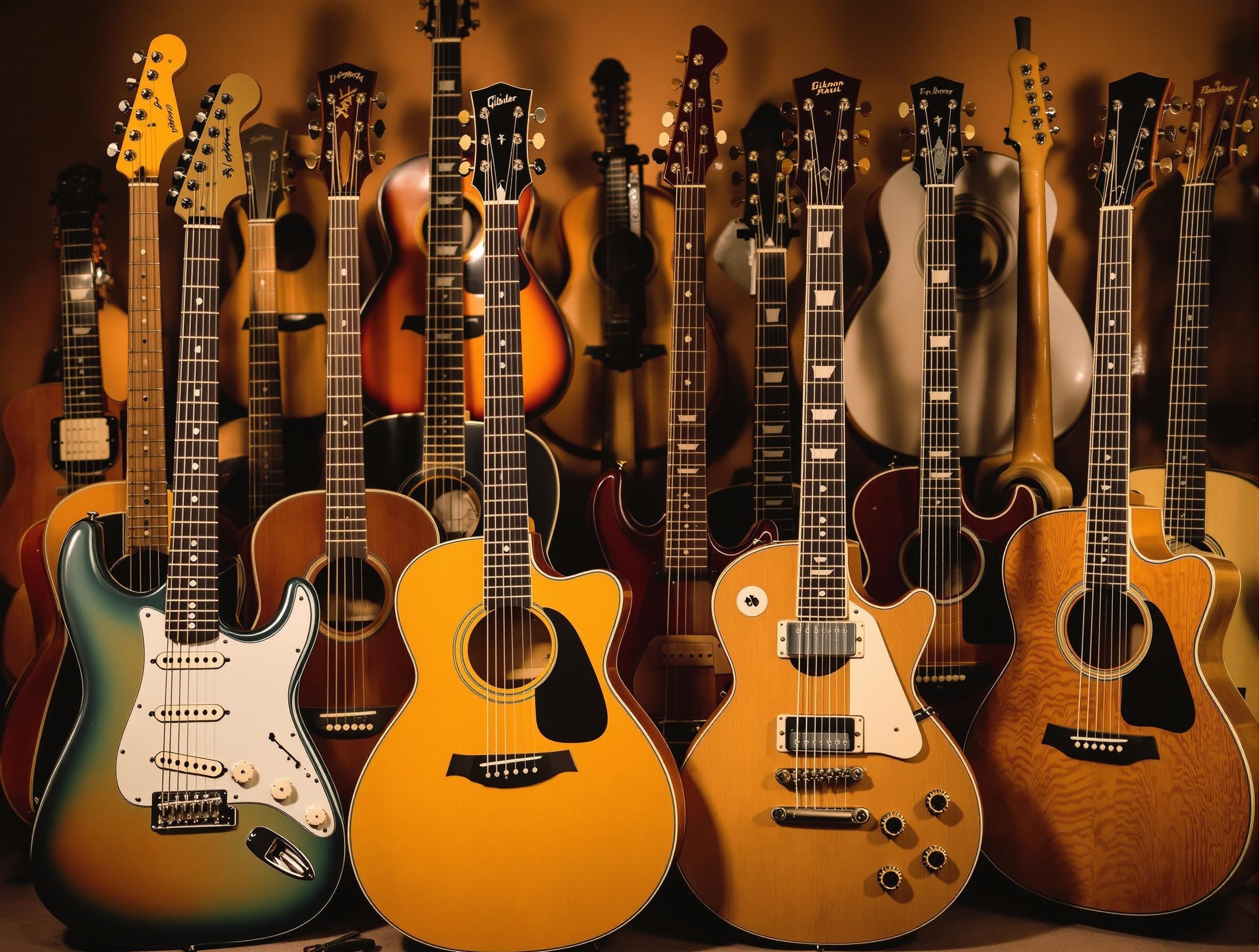 les guitares