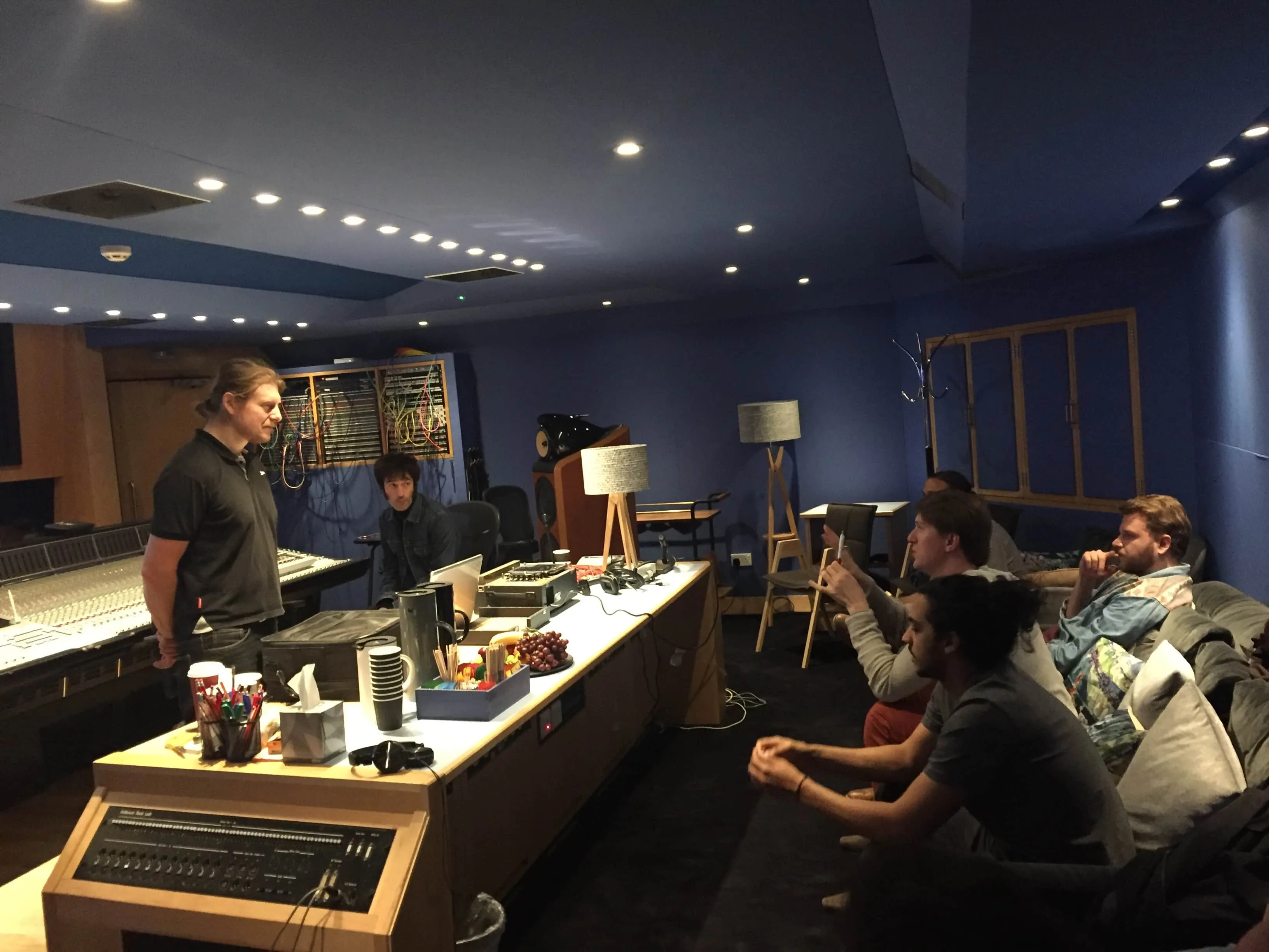 Our students with Alex Scannell