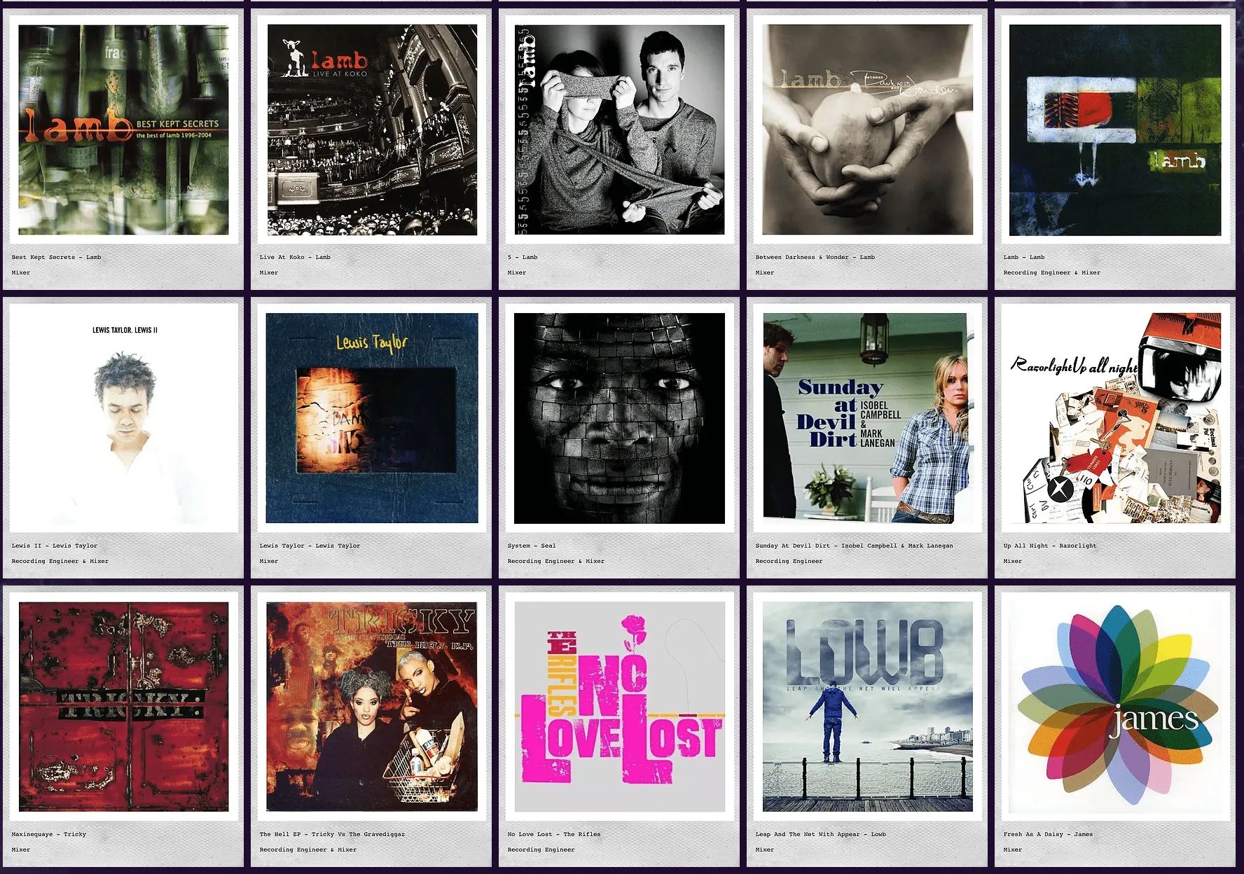 Discography Ali Staton