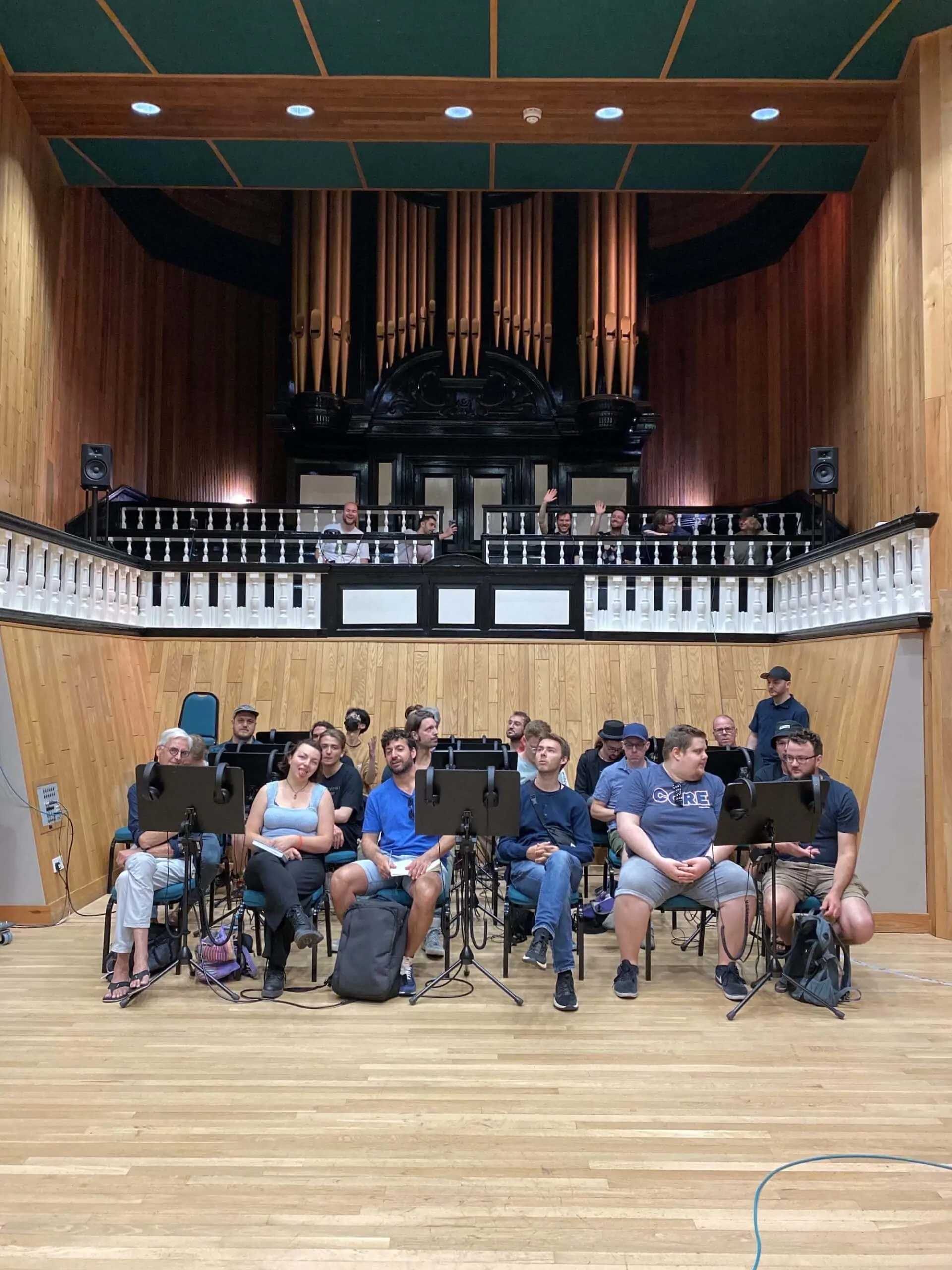 Recording workshop at Angel Studio