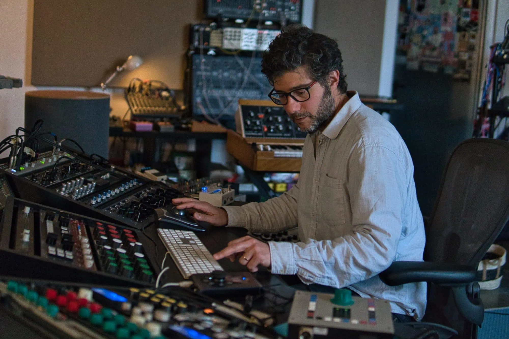 Marcoantonio Spaventi in his MA Spaventi studio in Barcelona