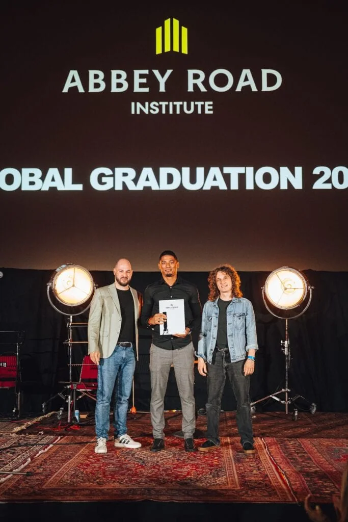 ARI Graduate Jac-Jiro Römer receiving his diploma