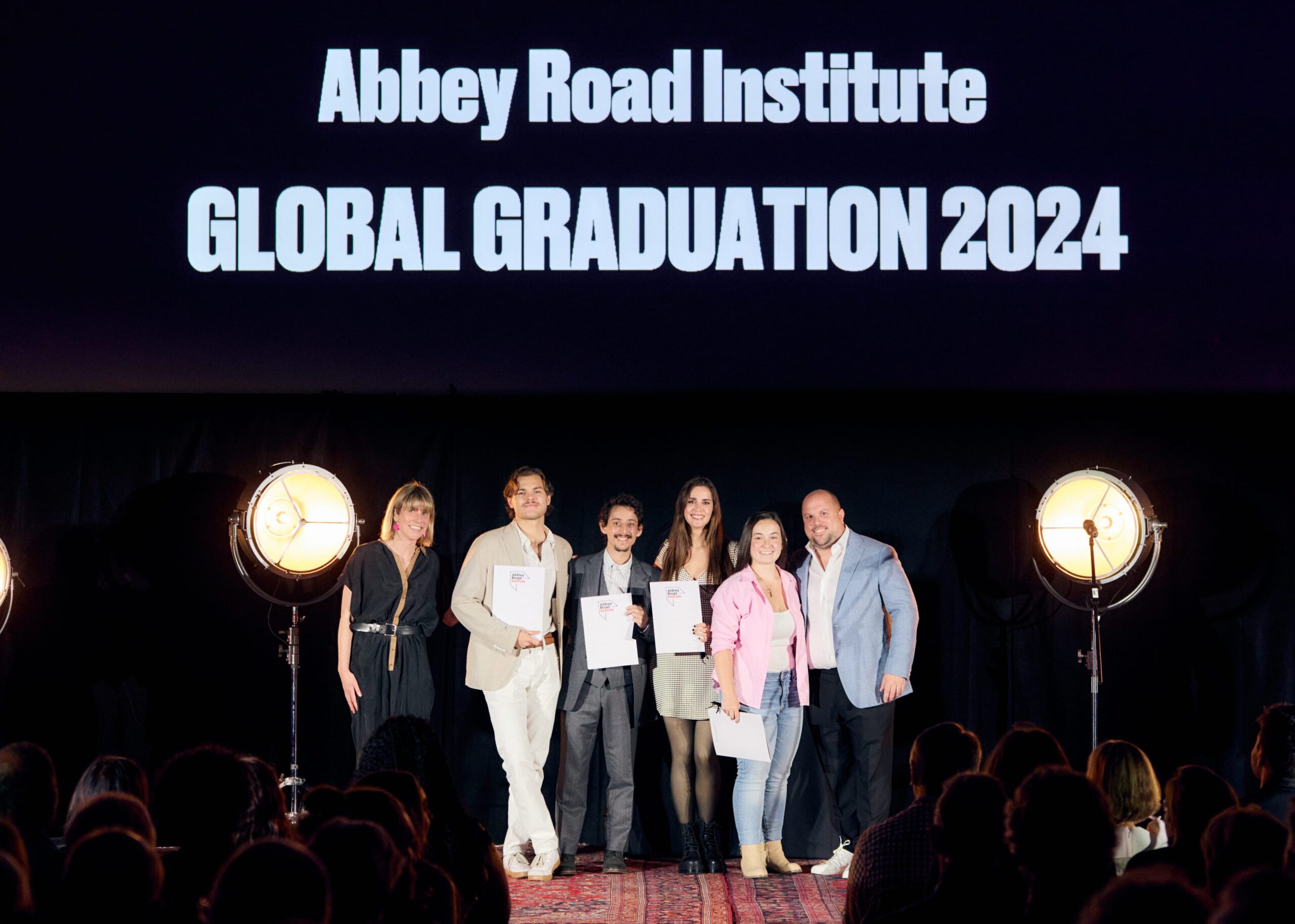 Trinity at the Official Graduation Ceremony 2024, at Abbey Road Studios London.