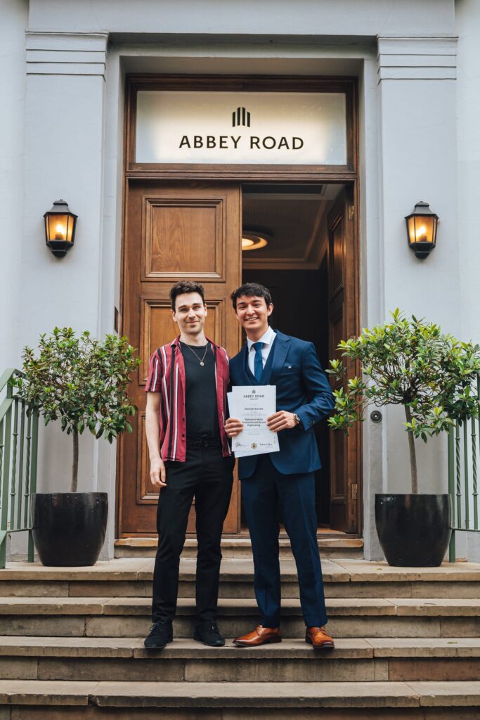 abbey road institute graduates on the famous abbey road studios steps